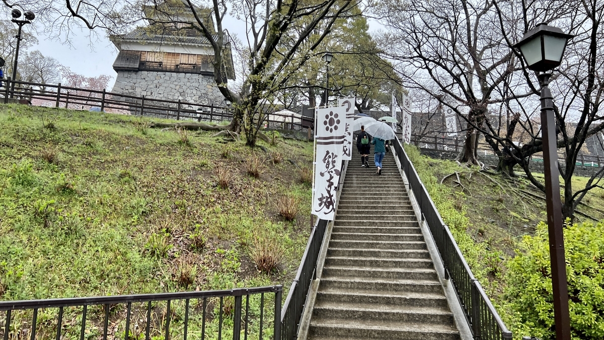 熊本城への通路