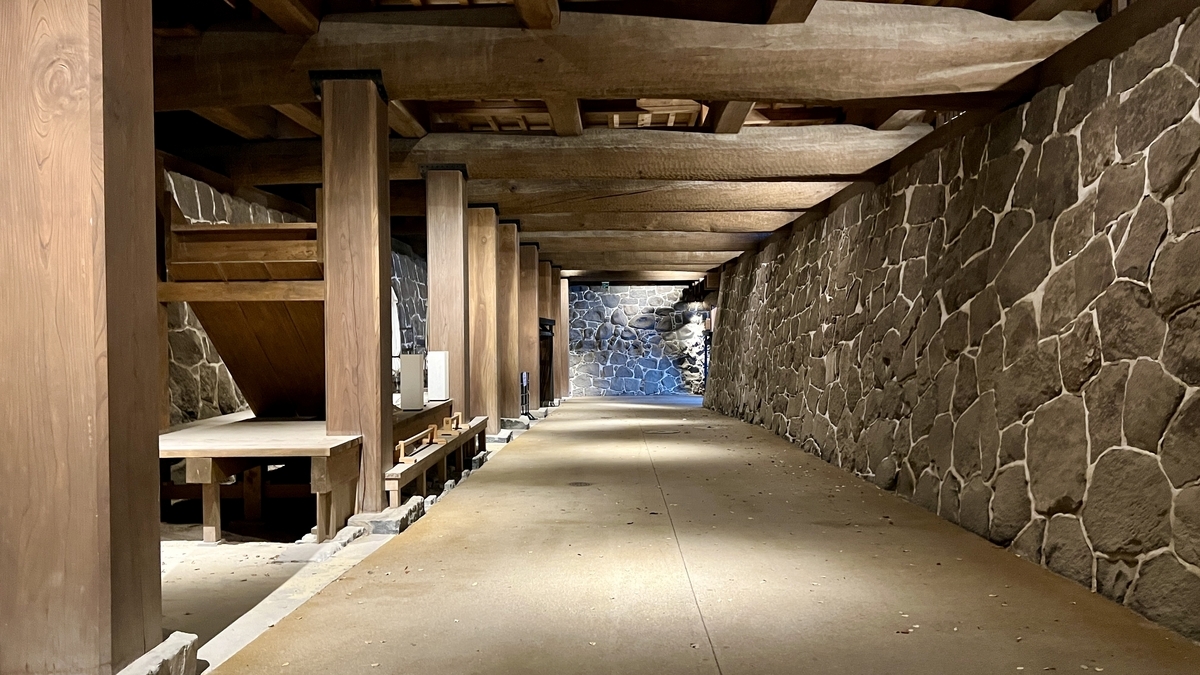 熊本城地下通路