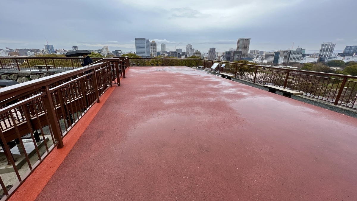 大天守台 展望デッキ