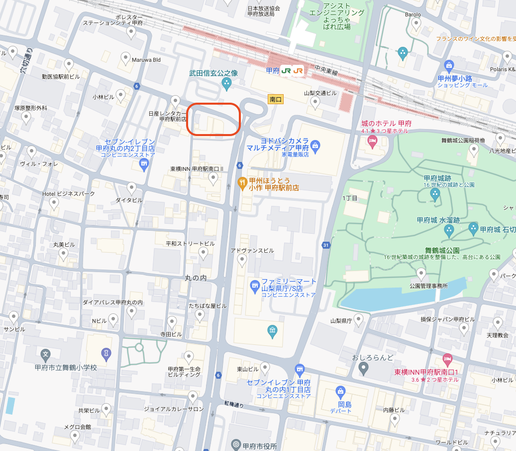 甲府駅南口