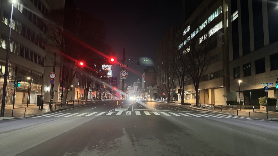 市役所前のメインストリート
