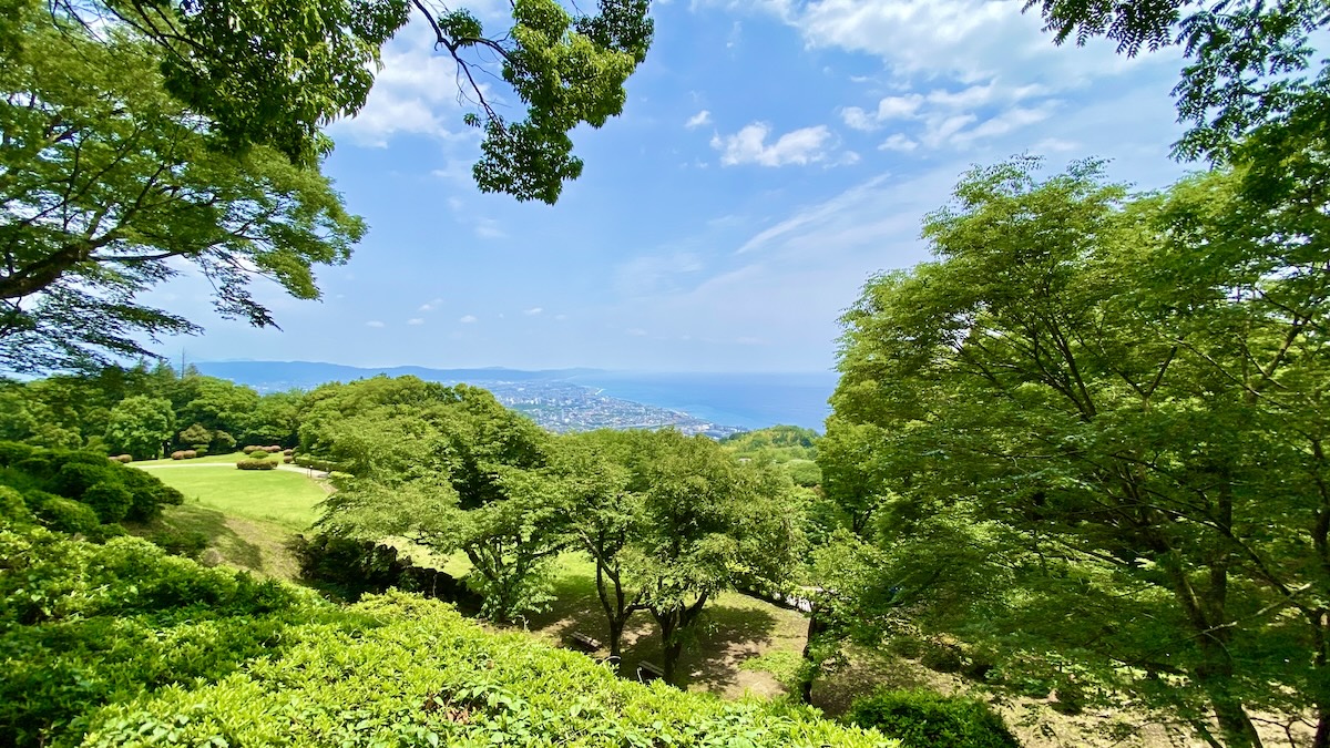 相模湾を臨む風景