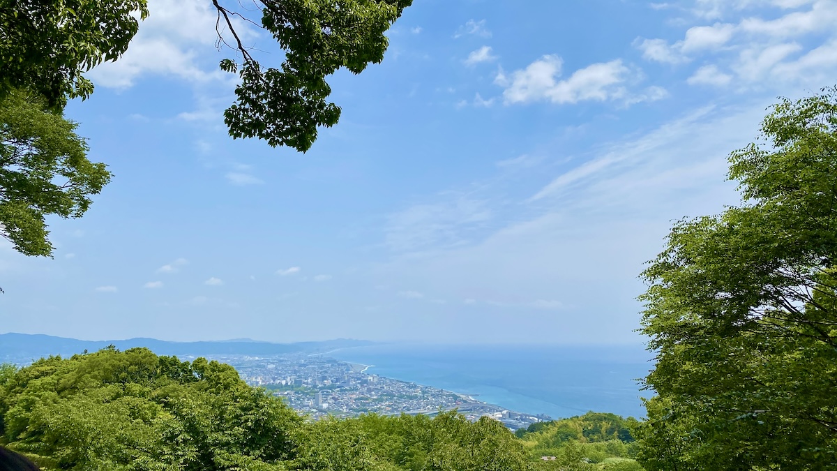 相模湾を臨む風景