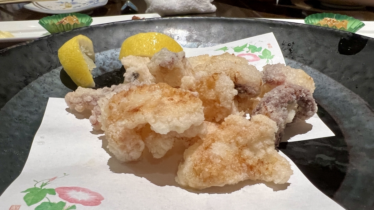 生タコ唐揚げ