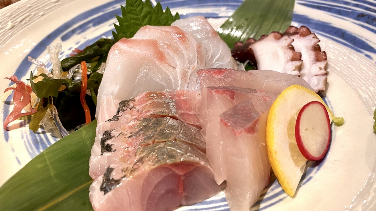お刺身の盛り合わせ