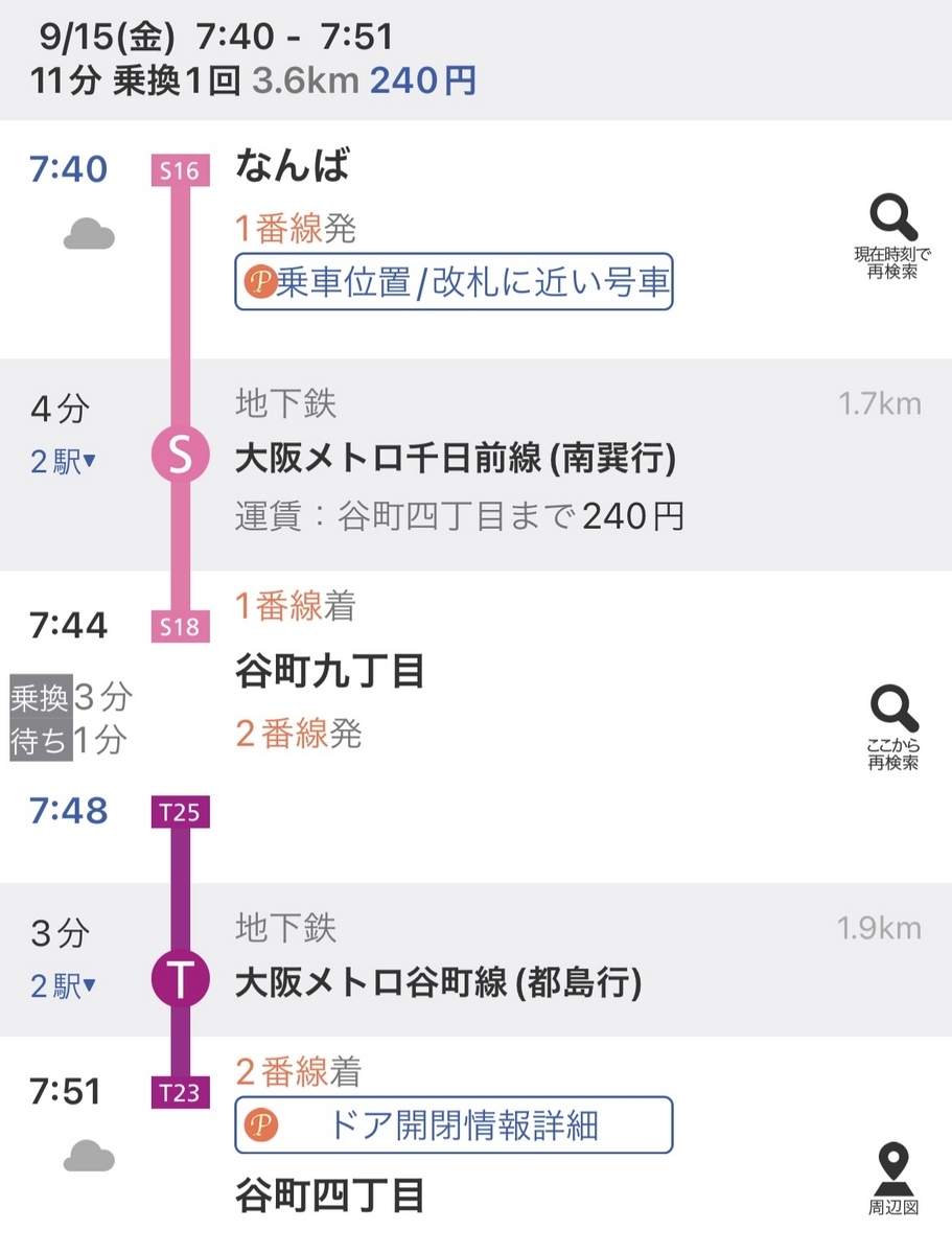 地下鉄経路