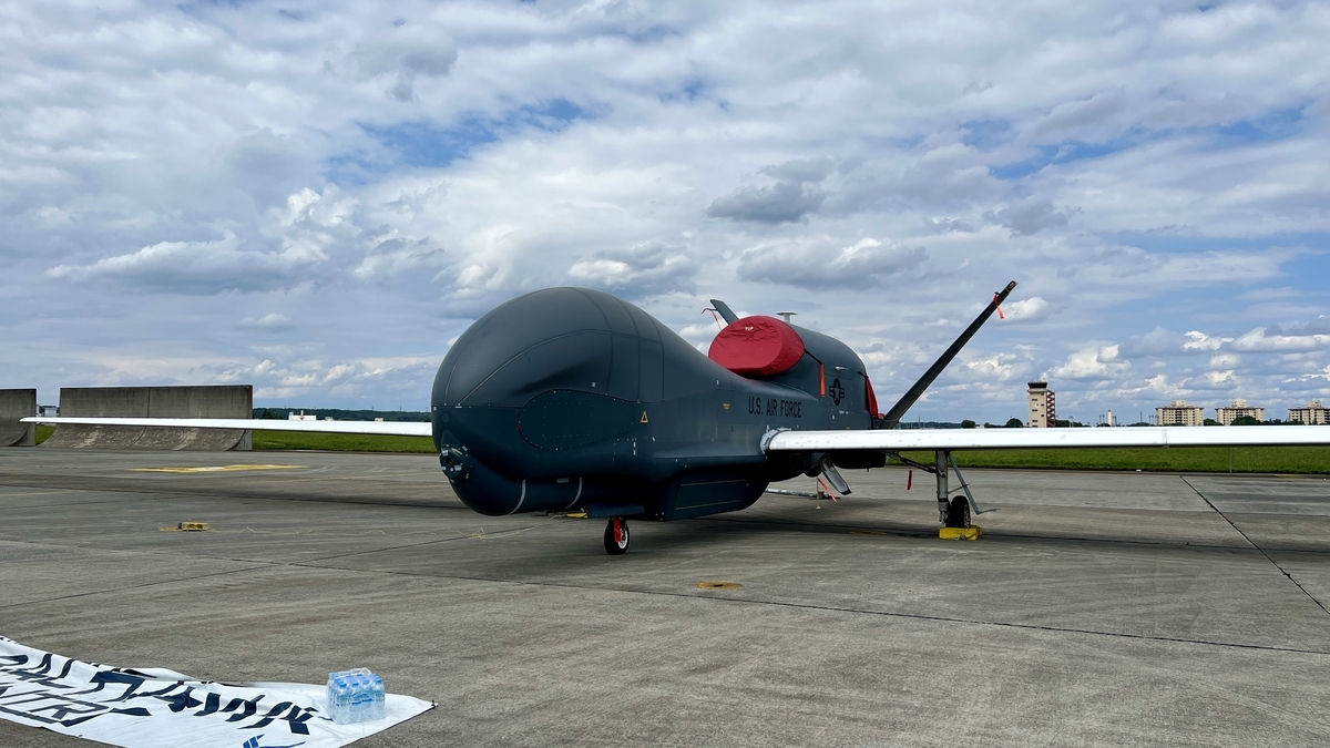 RQ-4 グローバルホーク展示