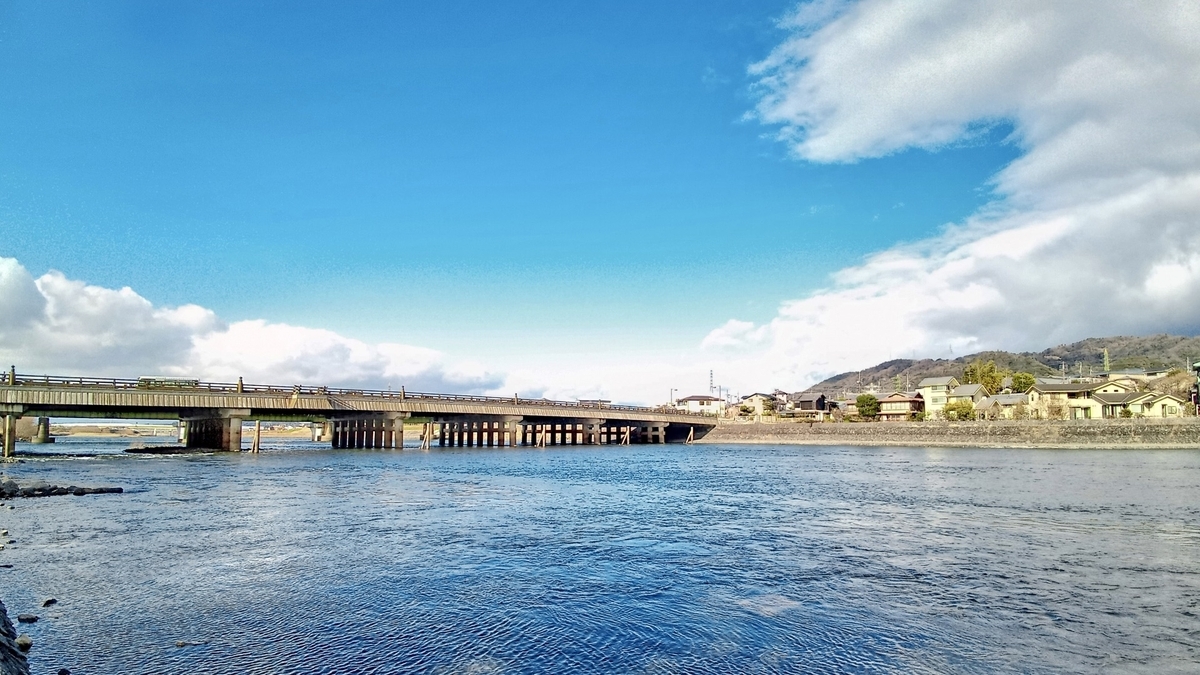 昼の宇治橋
