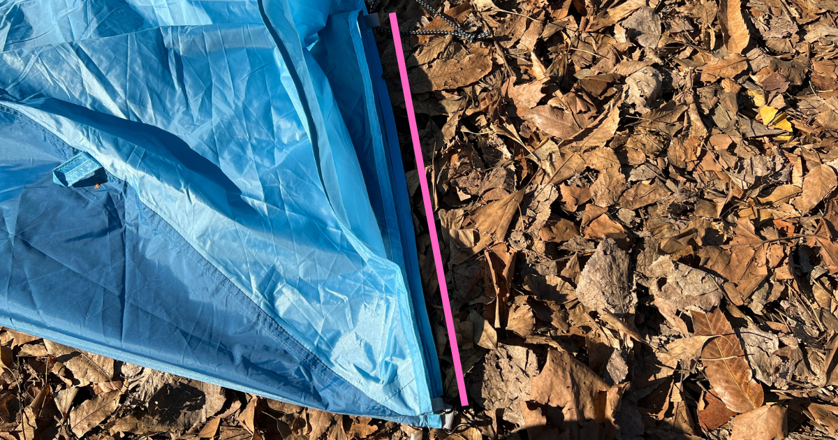 側面がぴったり合った状態