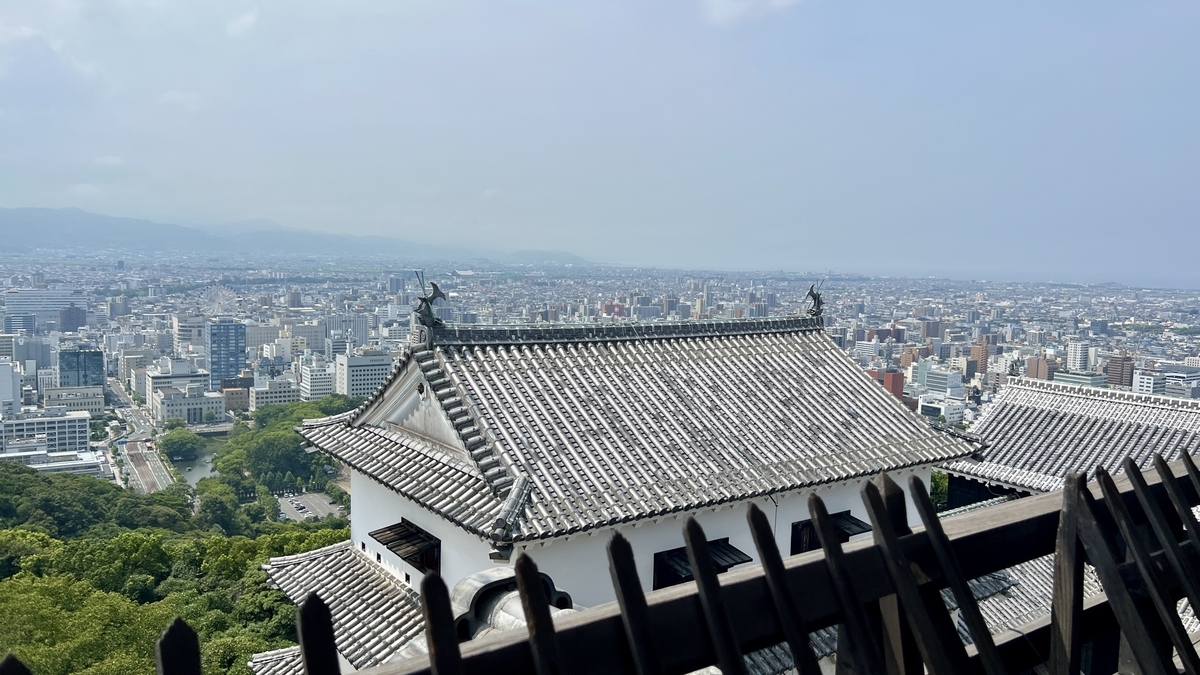 天守最上階からの眺望