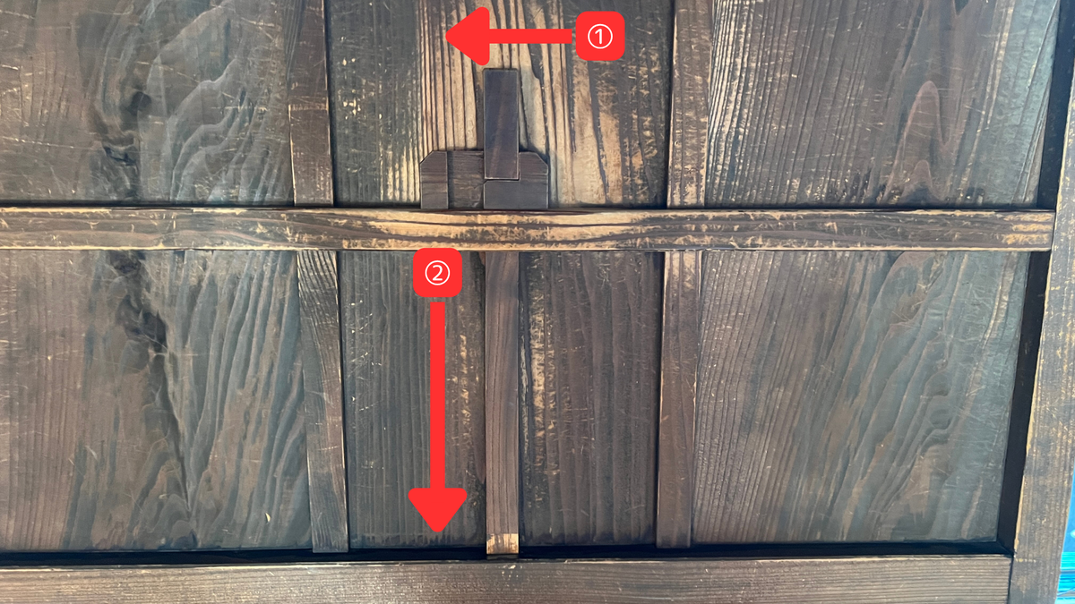T字建具の動き