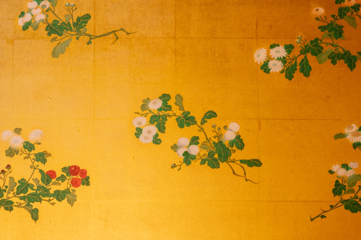 障壁画（花）