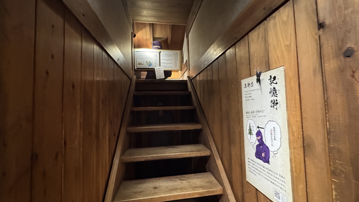 階段の先にある記憶術の修行スペース