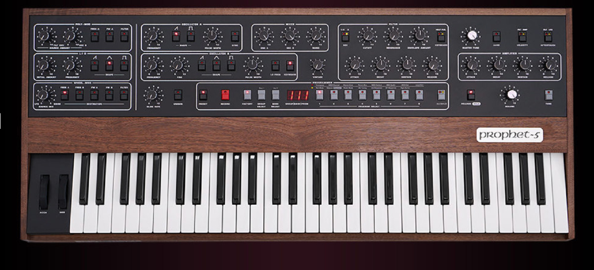 SEQUENTIALが伝説のアナログ・ポリフォニック・シンセProphet-5＆10の