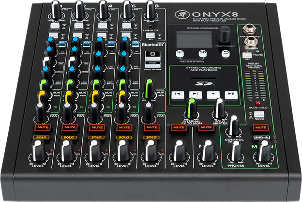 MACKIE.からUSBオーディオI/Oを搭載したアナログ・ミキサーNew Onyx