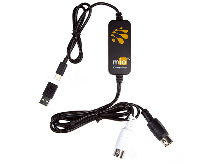 USB Type-C/Type-A両対応のMIDIインターフェースICONNECTIVITY MioXC