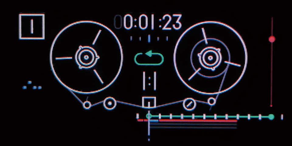 録音／編集可能な4trのTape機能