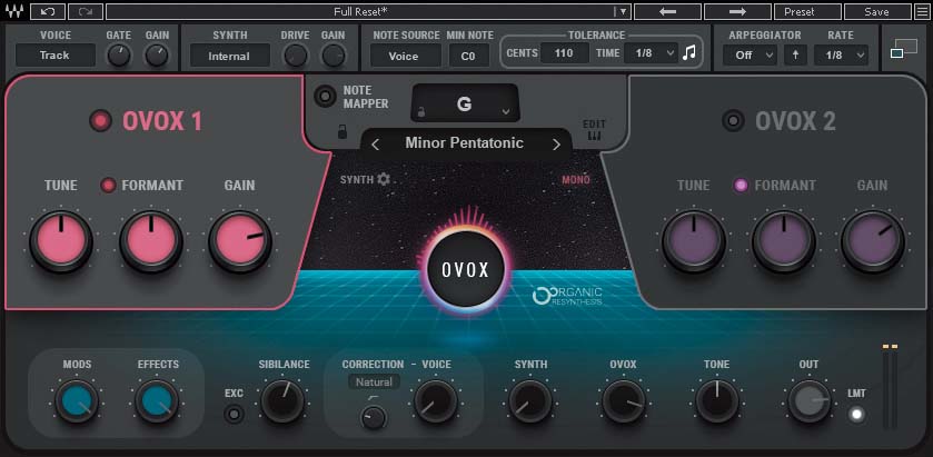 声の入力で操ることが可能なボーカル・シンセ〜WAVES OVox Vocal ReSynthesis