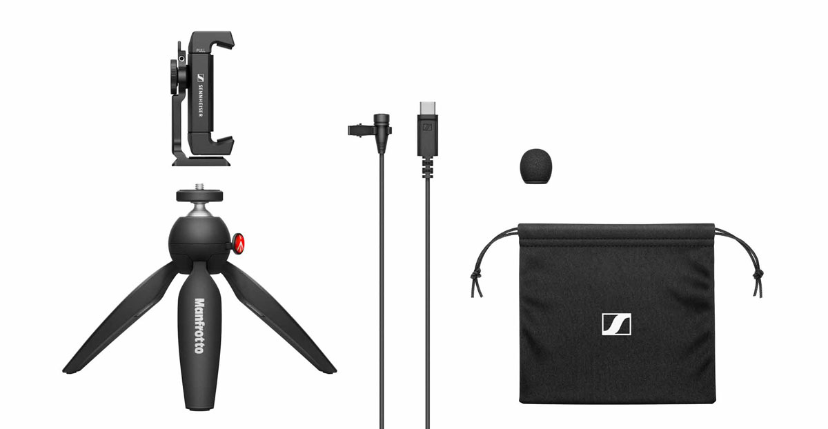 SENNHEISERがスマートフォンでの動画撮影用マイク・セットMobile Kit