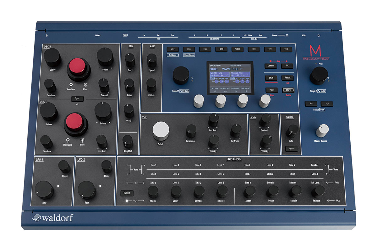 WALDORF M レビュー：デジタルとアナログの融合で名機を再現するウェーブテーブル・シンセ