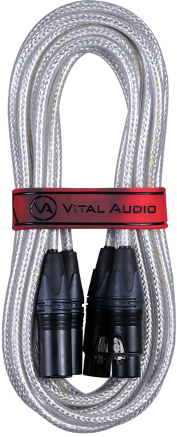 vital audio VABプロ　バランスオーディオケーブル 3m2本 VITAL AUDIO VAB Pair-2.0m 3FX / 3P(VBP2F3P) バランスケーブル(ペア