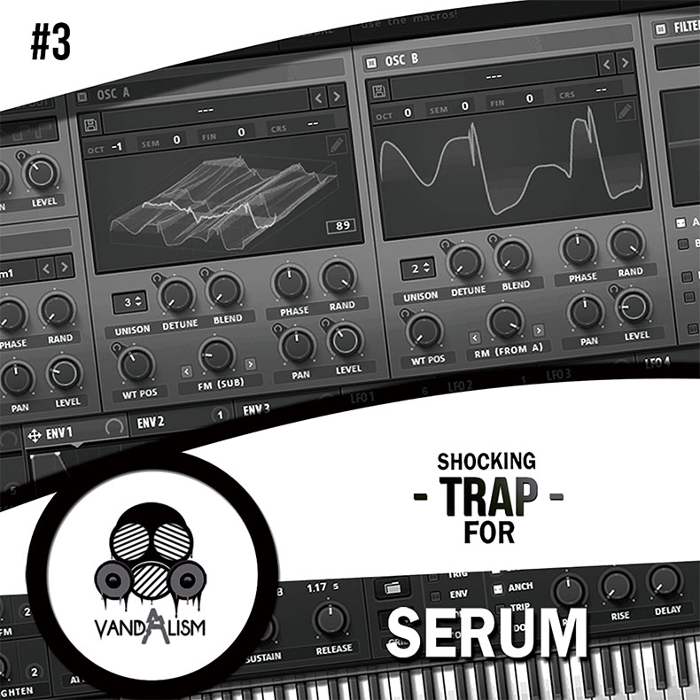 VANDALISM Shocking Trap For Serum 3 レビュー：迫力あるベースを収録するSerumプリセット