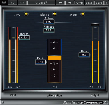 WAVES Renaissance Compressor