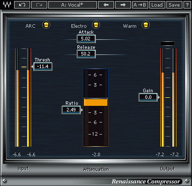 WAVES Renaissance Compressor