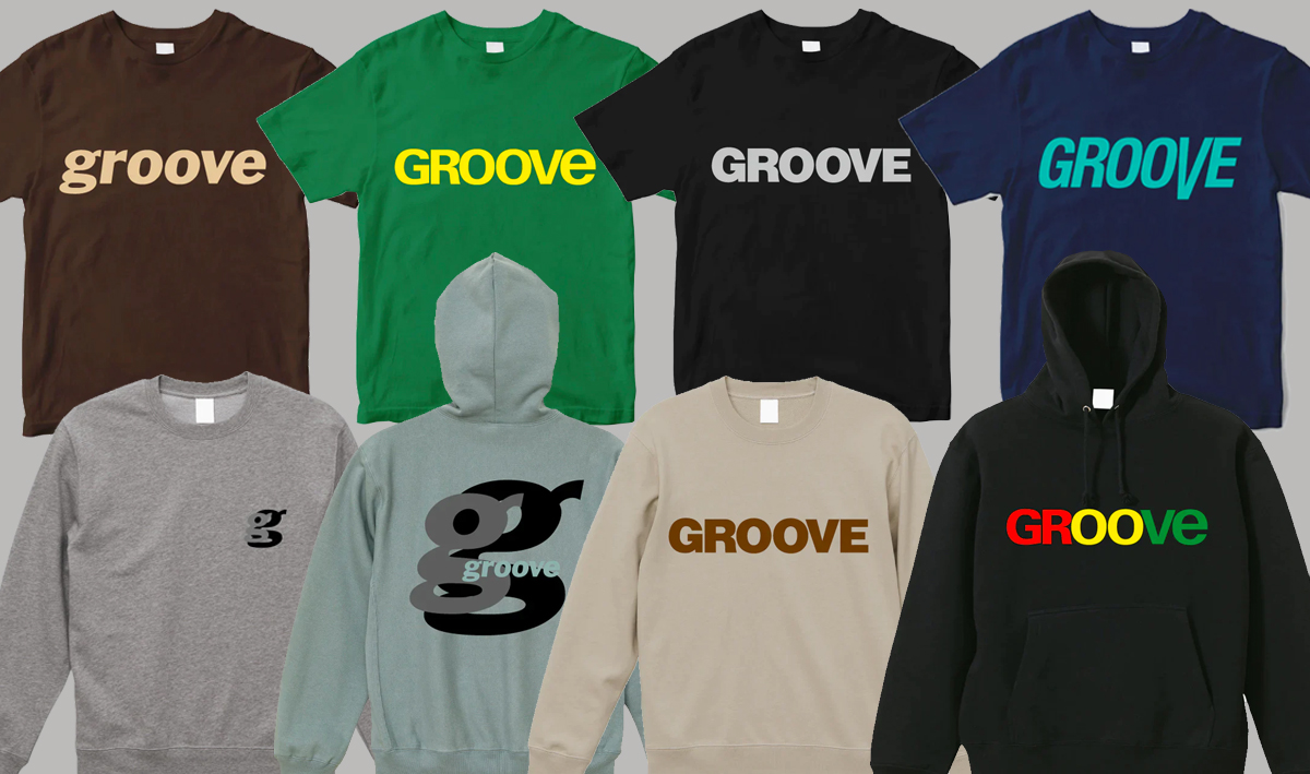 クラブミュージック専門誌 『GROOVE』のTシャツが発売