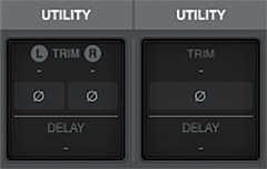 UTILITYで即座に極性を反転できる