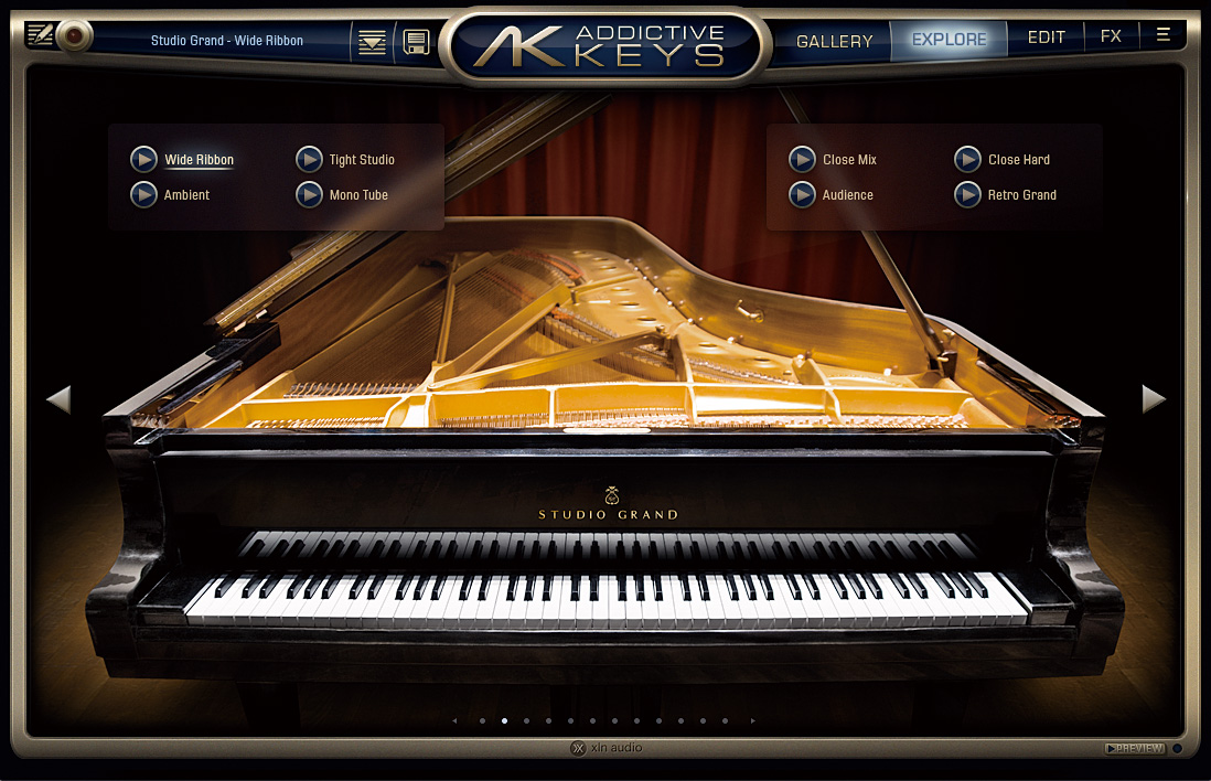 XLN AUDIO Addictive Keys Studio Grand｜12,563円