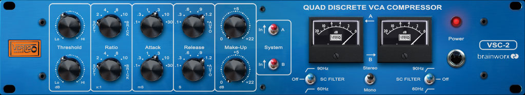 コンプ処理された「トカトカ」のパッドは、次にUNIVERSAL AUDIO UADプラグインのコンプレッサー、Vertigo Sound VSC-2 Compressorをかけて音量を平均化。このプラグインはアタックやリリースがコントロールしやすく、色付けも少ないので、いろいろなシーンで使いやすい