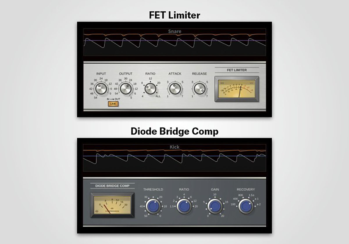 FET LimiterとDiode Bridge Compressor