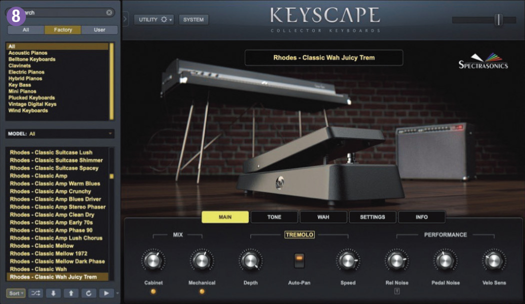 SPECTRASONICS Keyscape❽も多用するピアノ音源とのこと