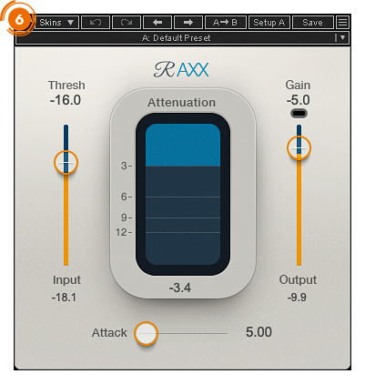 Renaissance AXX。特にギターやベースなどのダイナミクスを調整するのに特化しているコンプレッサー・プラグインだ