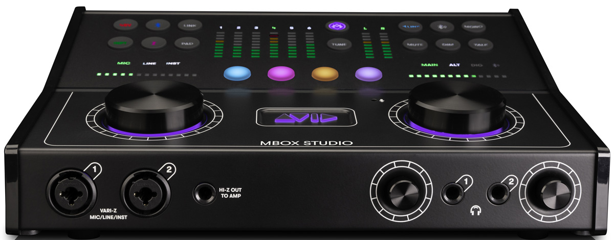 MBOX Studioフロントパネル