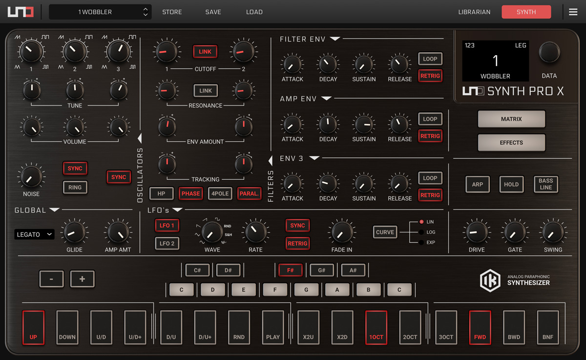 UNO Synth PRO X Editor