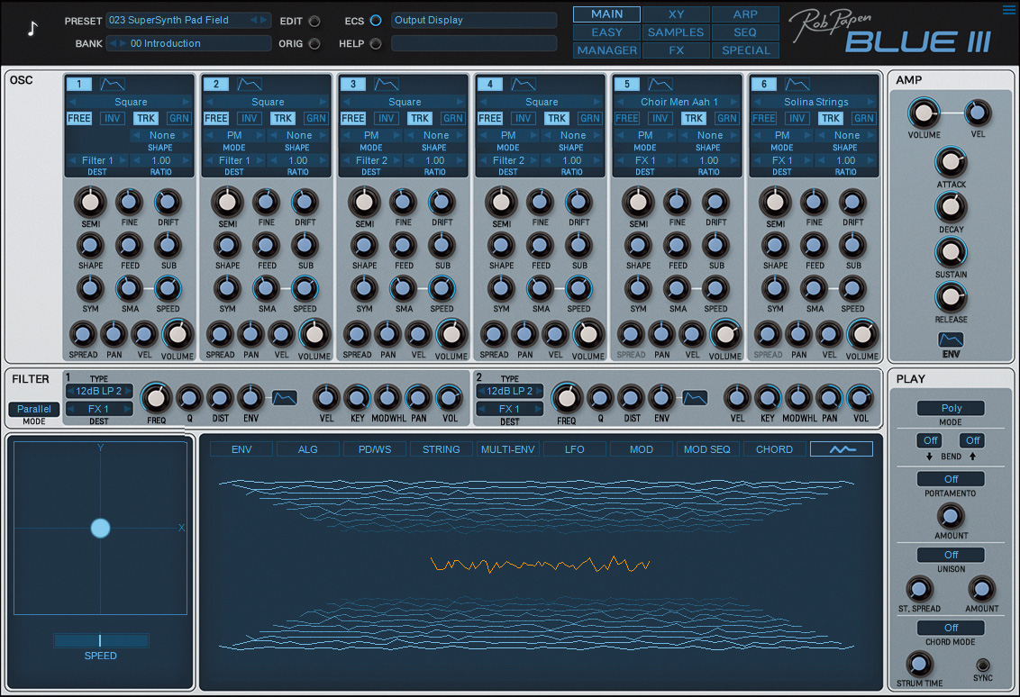 ROB PAPEN Blue III｜価格：14,960円　※Blue、Blue II からのバージョンアップ版／4,950円