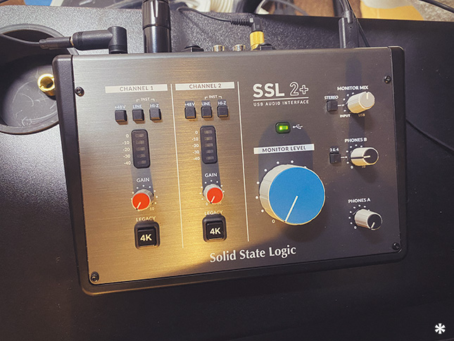 オーディオ・インターフェースのSOLID STATE LOGIC SSL 2＋