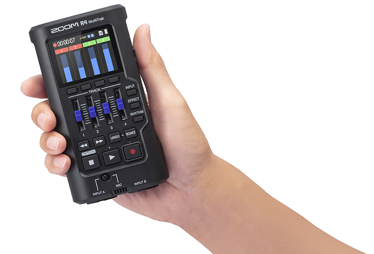 ZOOM R4 MultiTrak 〜32ビットフロート録音で音割れのない4tr