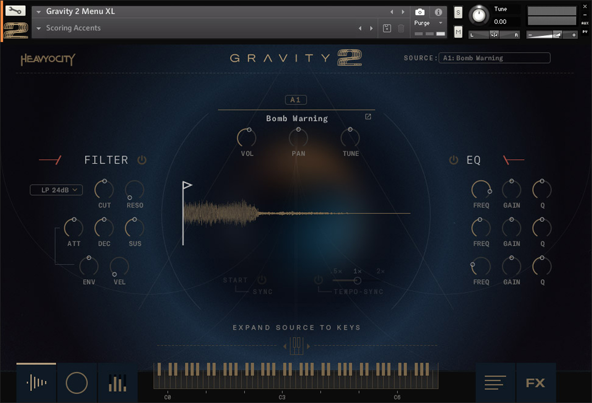 Gravity 2 Menu XL