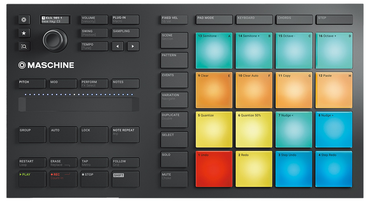 配信機器・PA機器・レコーディング機器 MASCHINE MK3 Native Instruments (NI) MASCHINE MK3 楽曲制作 パフォーマンス