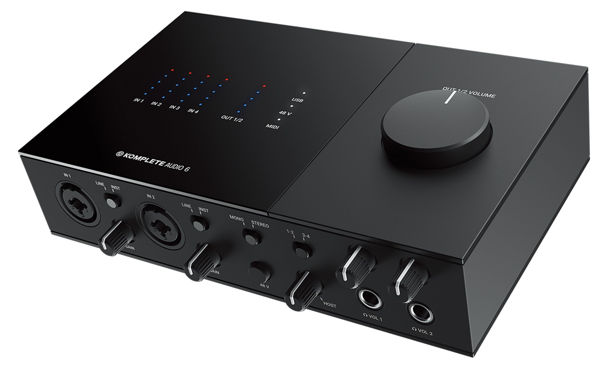 Komplete Audio 1 USBオーディオインターフェース デスクに合うミニマルなオーディオインターフェース Komplete