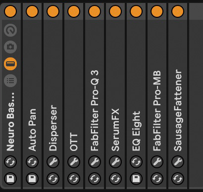 お気に入りの音ができたら“Rack”に保存