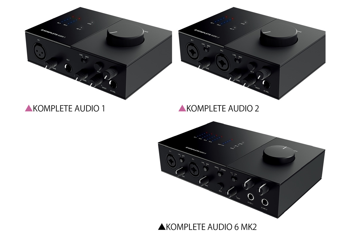 NATIVE INSTRUMENTS KOMPLETE AUDIO 1 / 2 / 6 MK2