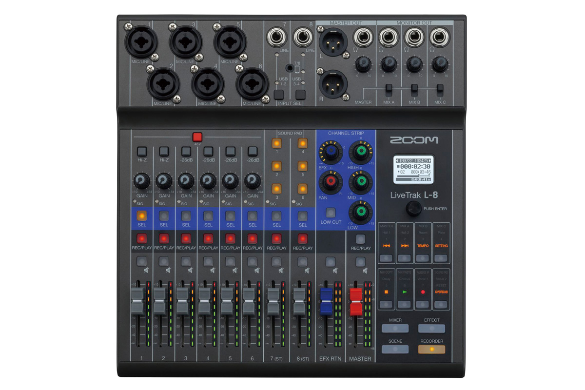 ZOOM LiveTrak L-8