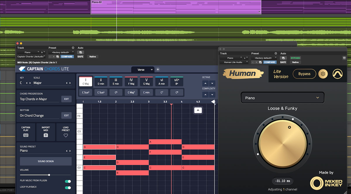 Captain Chord LiteとHuman Lite