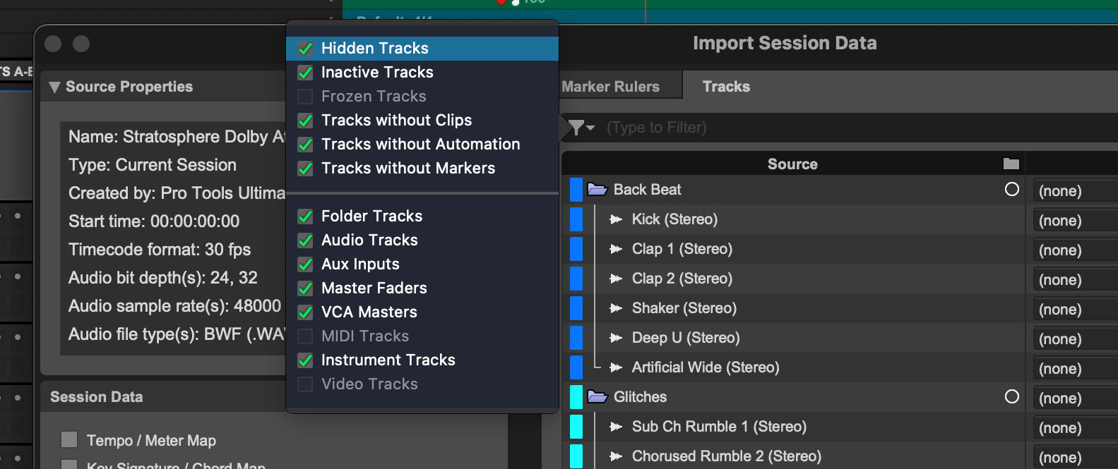 Session Import