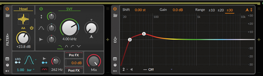 Filter+とEQ+