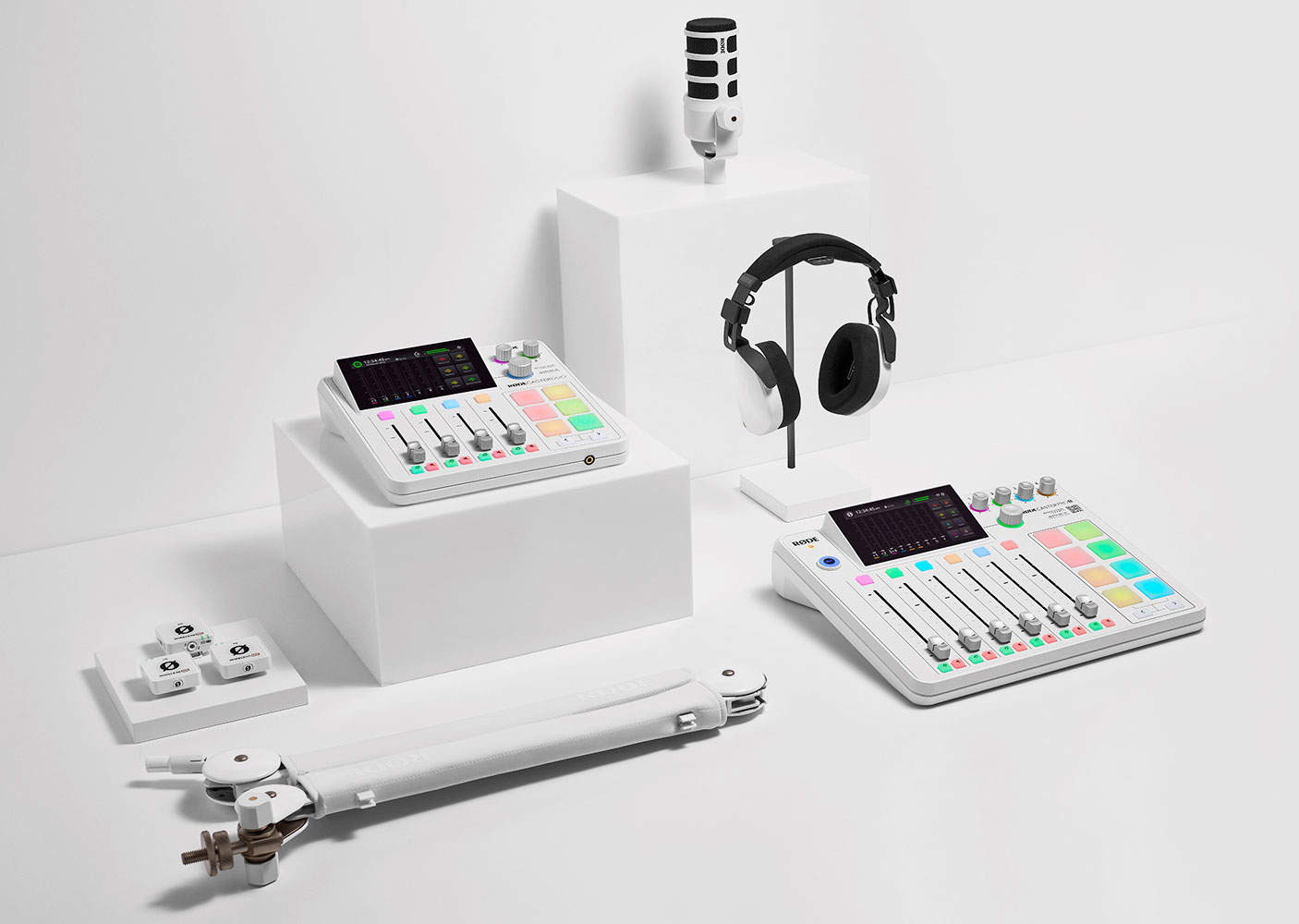 RØDE Microphones、マイクやRØDECasterなどのホワイト